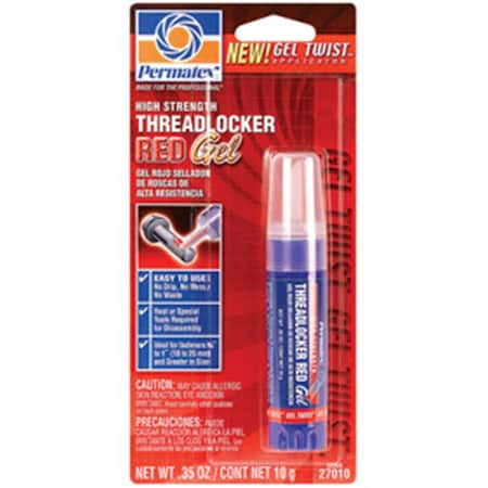 High Strength Threadlocker Red Gel